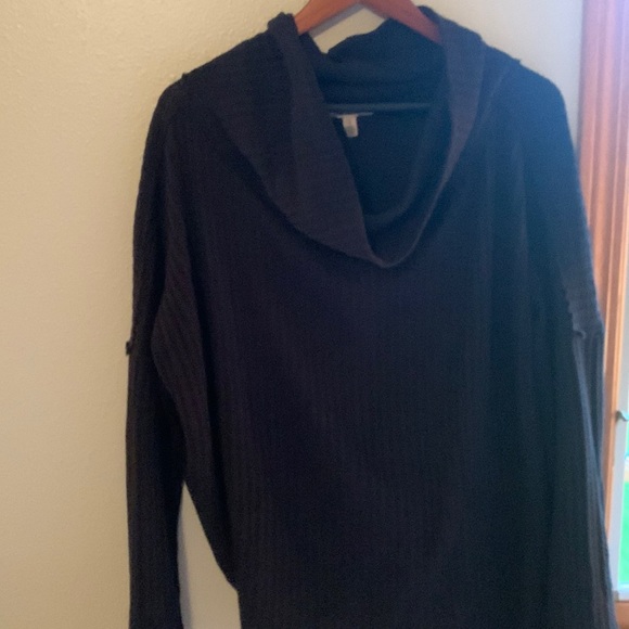 Free People Juicy Long Sleeve Ribbed Cowl Knit Sweater - Picture 3 of 6